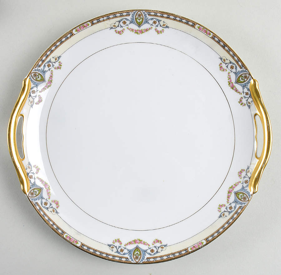 Atlanta Handled Cake Plate by Noritake-1