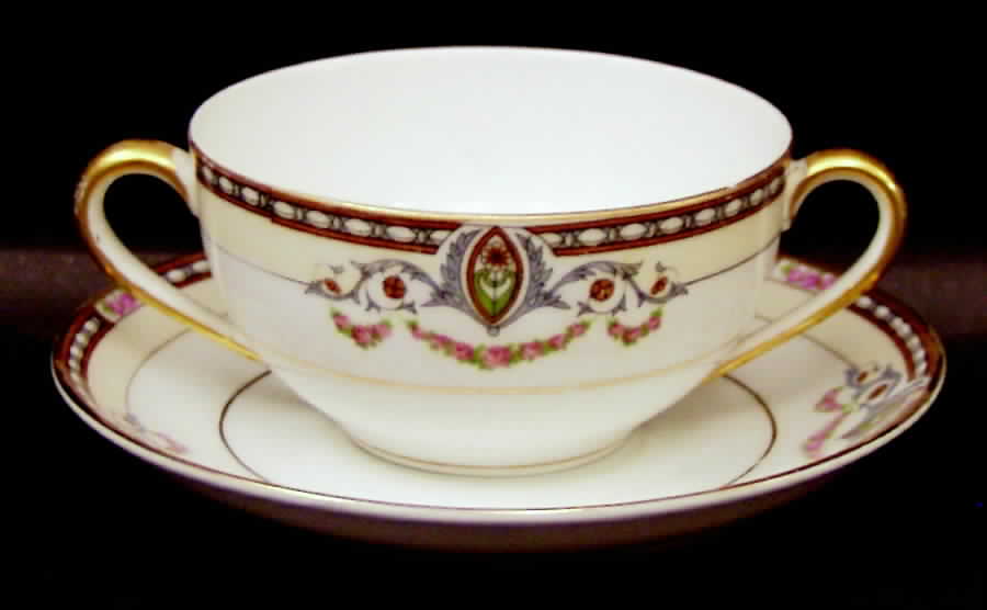 Atlanta Flat Bouillon Cup & Saucer by Noritake-1