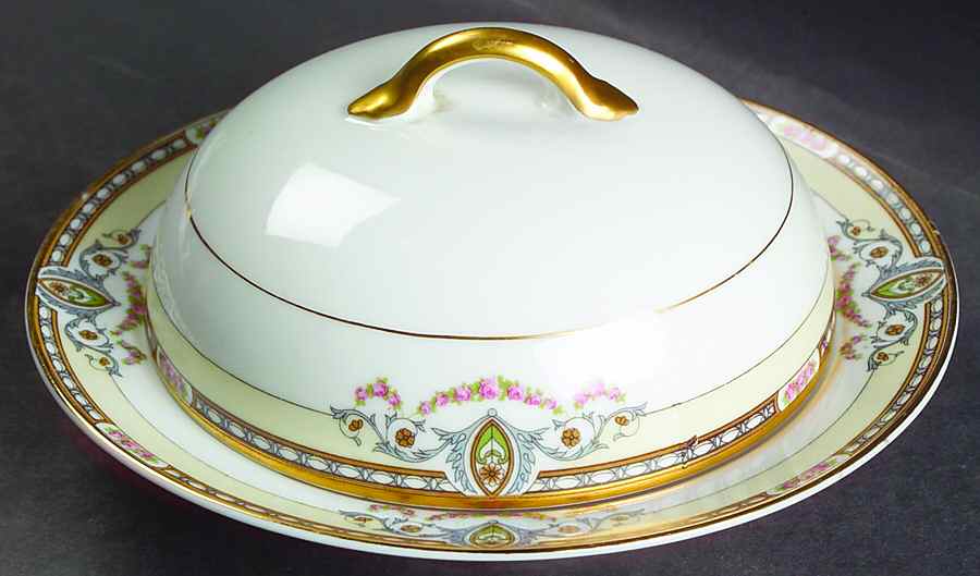 Atlanta Round Covered Butter by Noritake-1