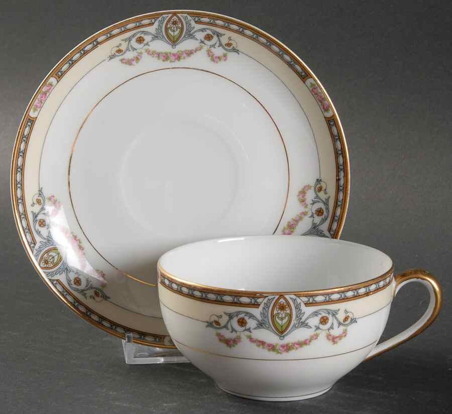 Atlanta Flat Cup & Saucer Set by Noritake-1