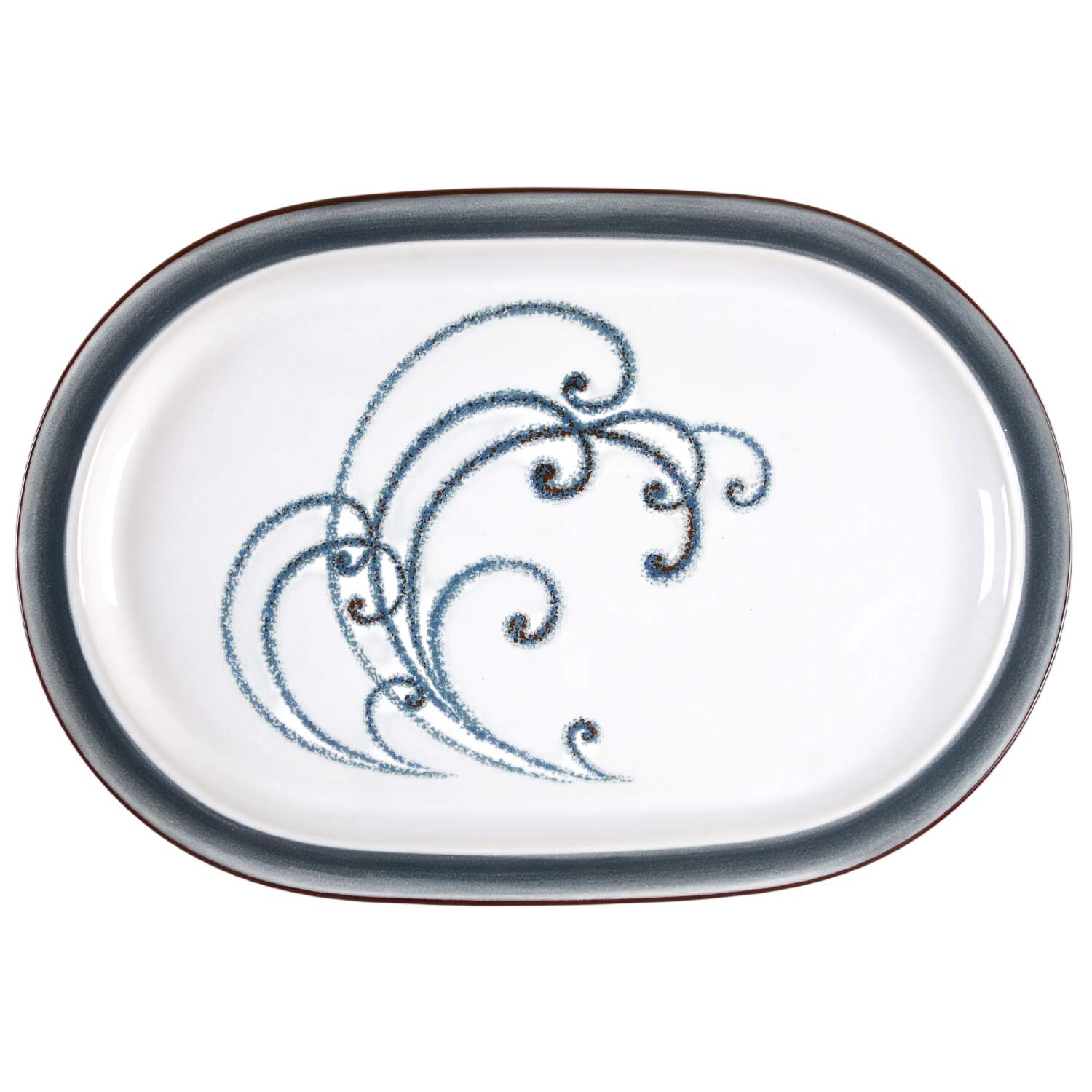 Atlantic 14" Oval Serving Platter by Noritake-1