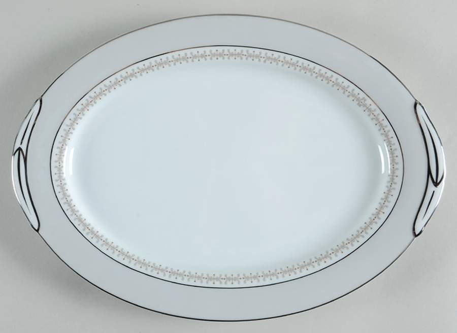 Atwood 14" Oval Serving Platter by Noritake-1