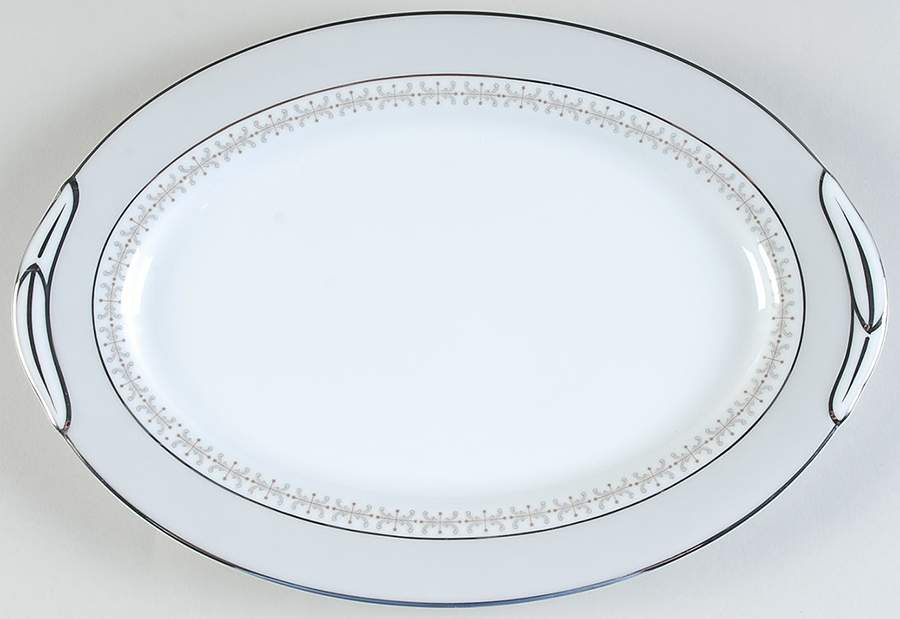 Atwood 12" Oval Serving Platter by Noritake-1