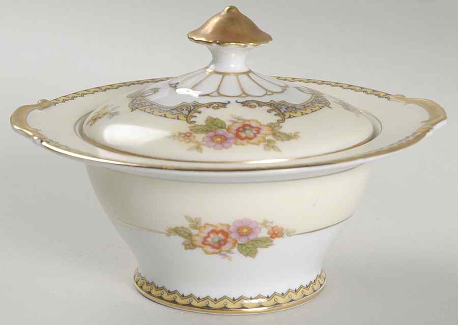 Aubery Sugar Bowl & Lid by Noritake-1