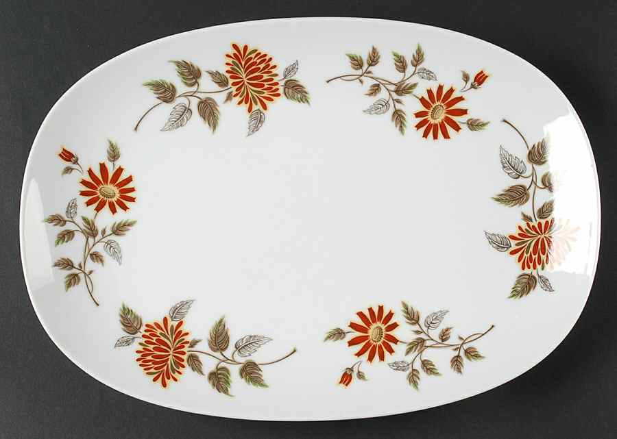 Auburn 13" Oval Serving Platter by Noritake-1