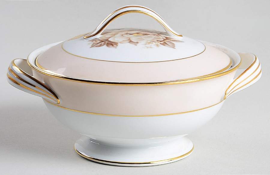 Auburn Sugar Bowl & Lid by Noritake-1
