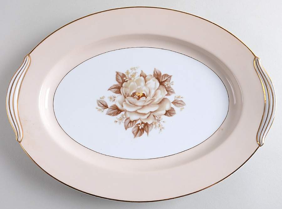 Auburn 13" Oval Serving Platter by Noritake-1