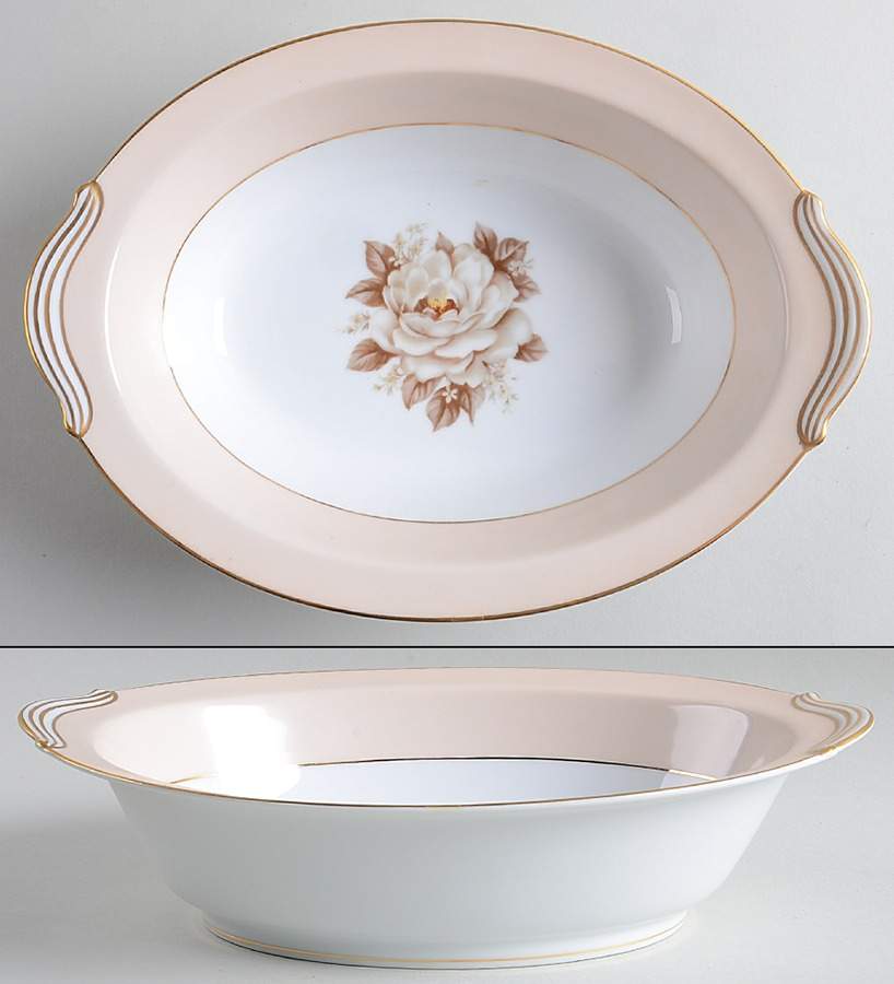 Auburn 10" Oval Vegetable Bowl by Noritake-1