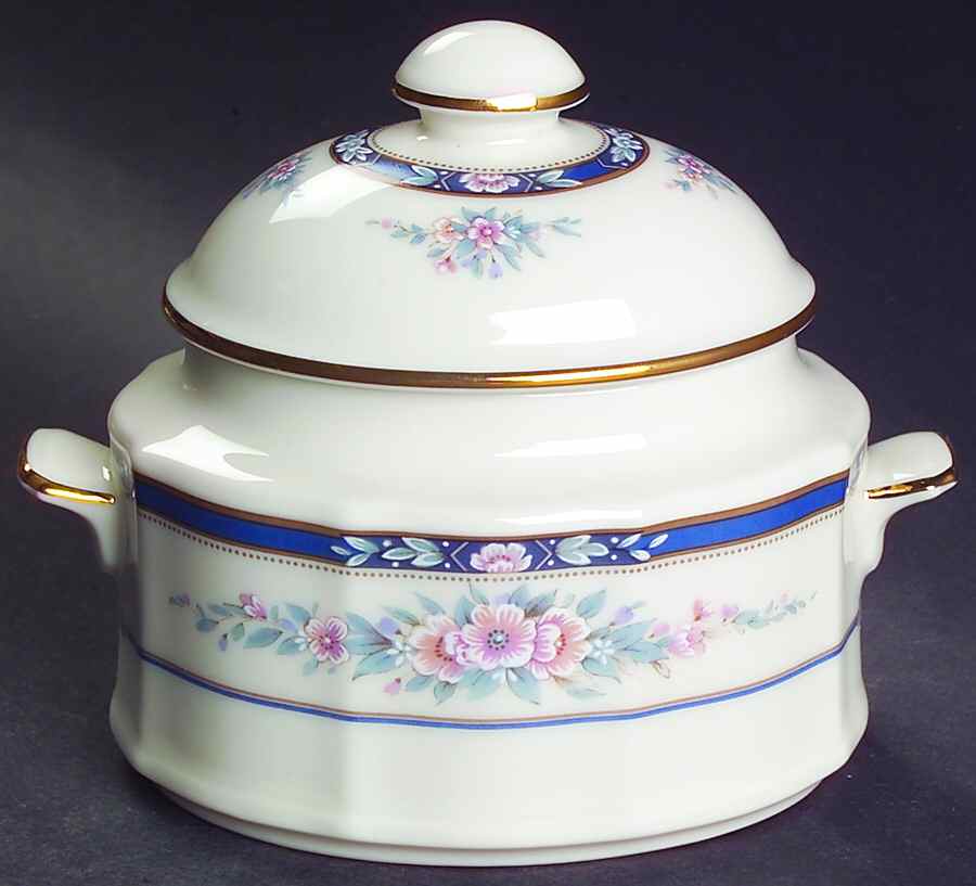 Auburndale Sugar Bowl & Lid by Noritake-1