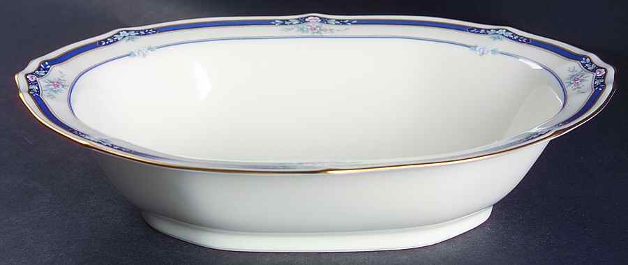 Auburndale 10" Oval Vegetable Bowl by Noritake-1