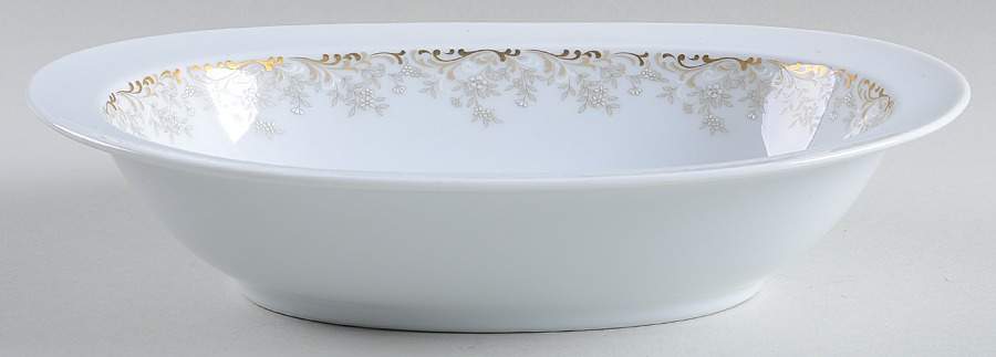 Aubusson 10" Oval Vegetable Bowl by Noritake-1