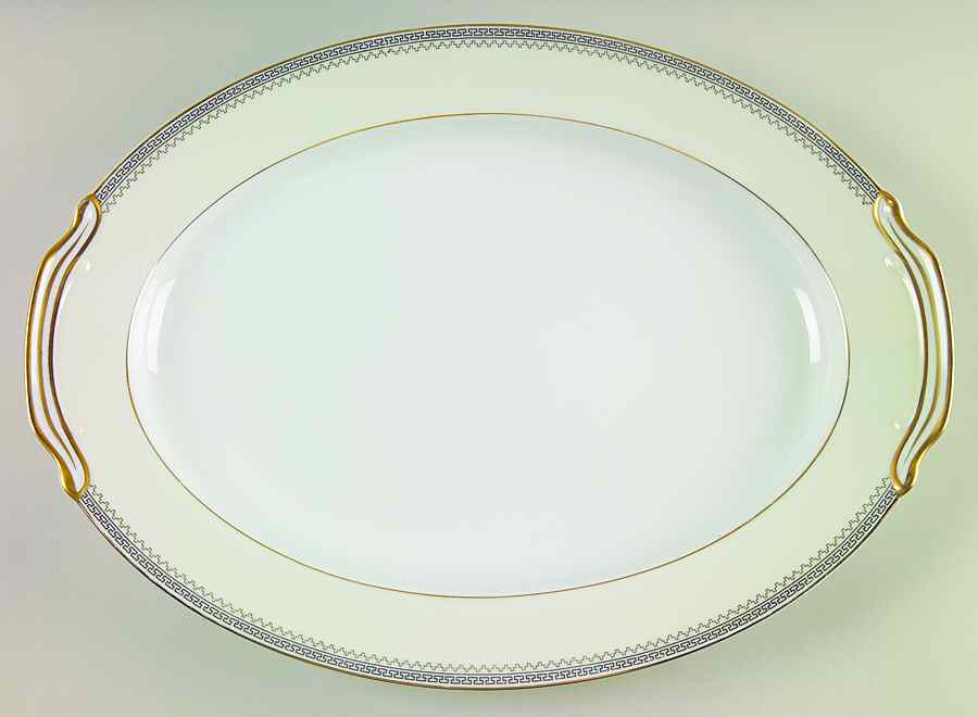 Audrey 16" Oval Serving Platter by Noritake-1