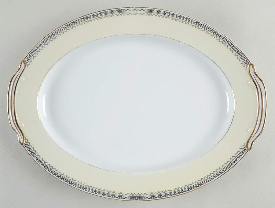 Audrey 14" Oval Serving Platter by Noritake-1