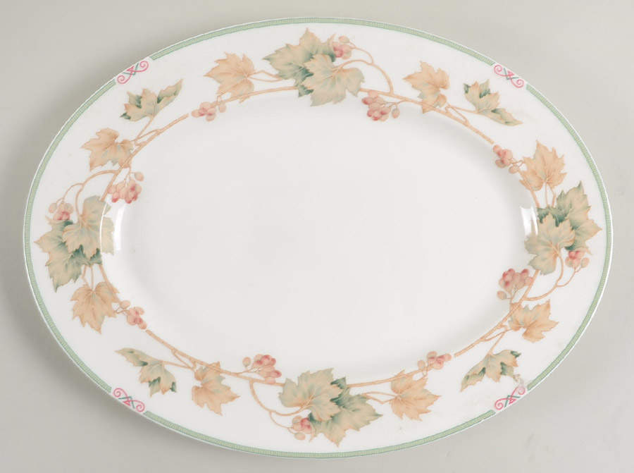 Autumn Estate 12" Oval Serving Platter by Noritake-1