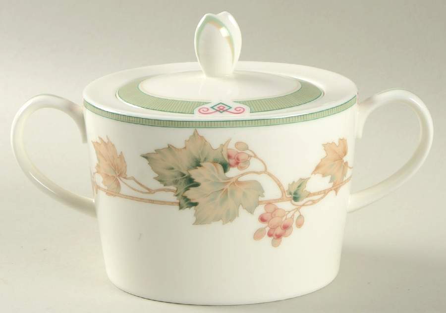 Autumn Estate Sugar Bowl & Lid by Noritake-1