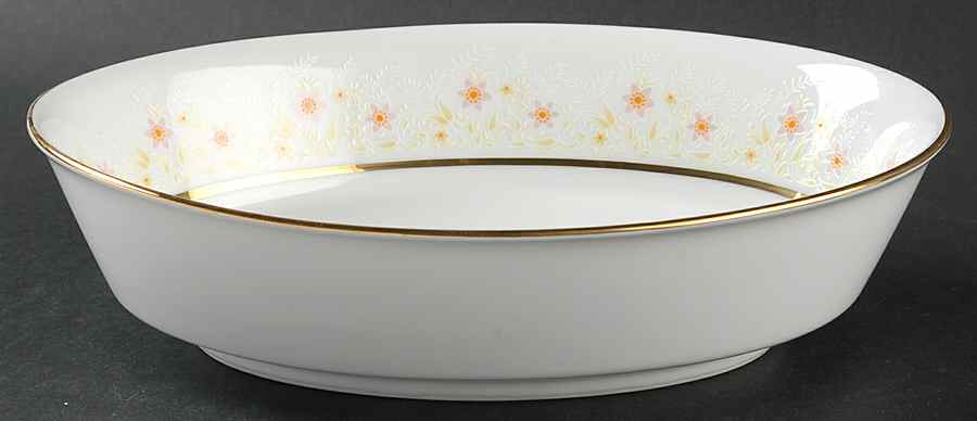 Augusta 9" Oval Vegetable Bowl by Noritake-1