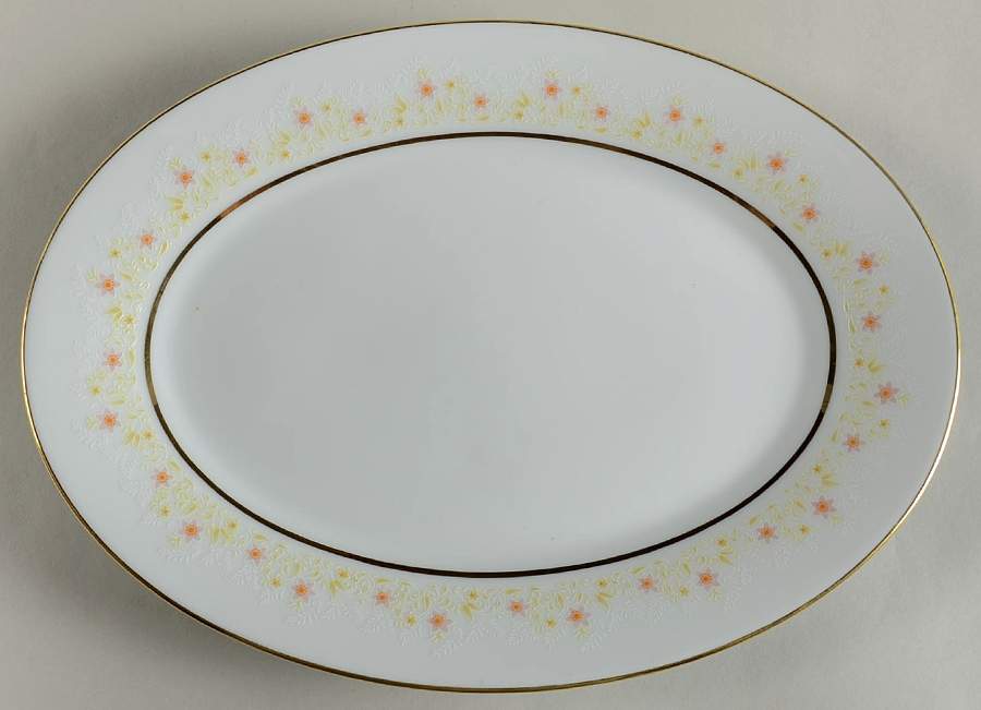 Augusta 12" Oval Serving Platter by Noritake-1