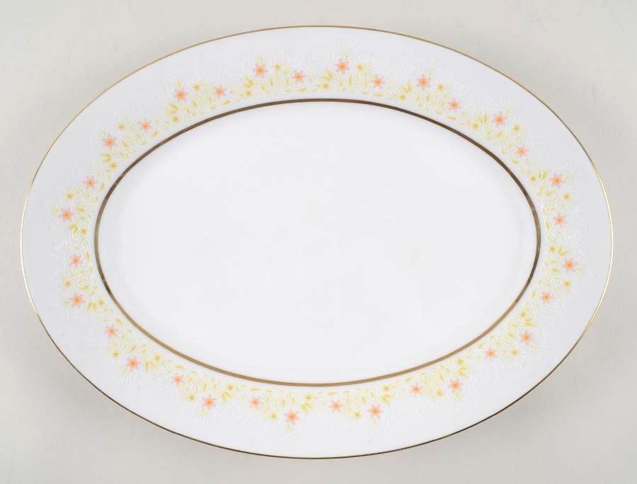 Augusta 14" Oval Serving Platter by Noritake-1