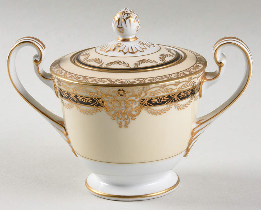 Augustan Mini Sugar Bowl & Lid by Noritake-1