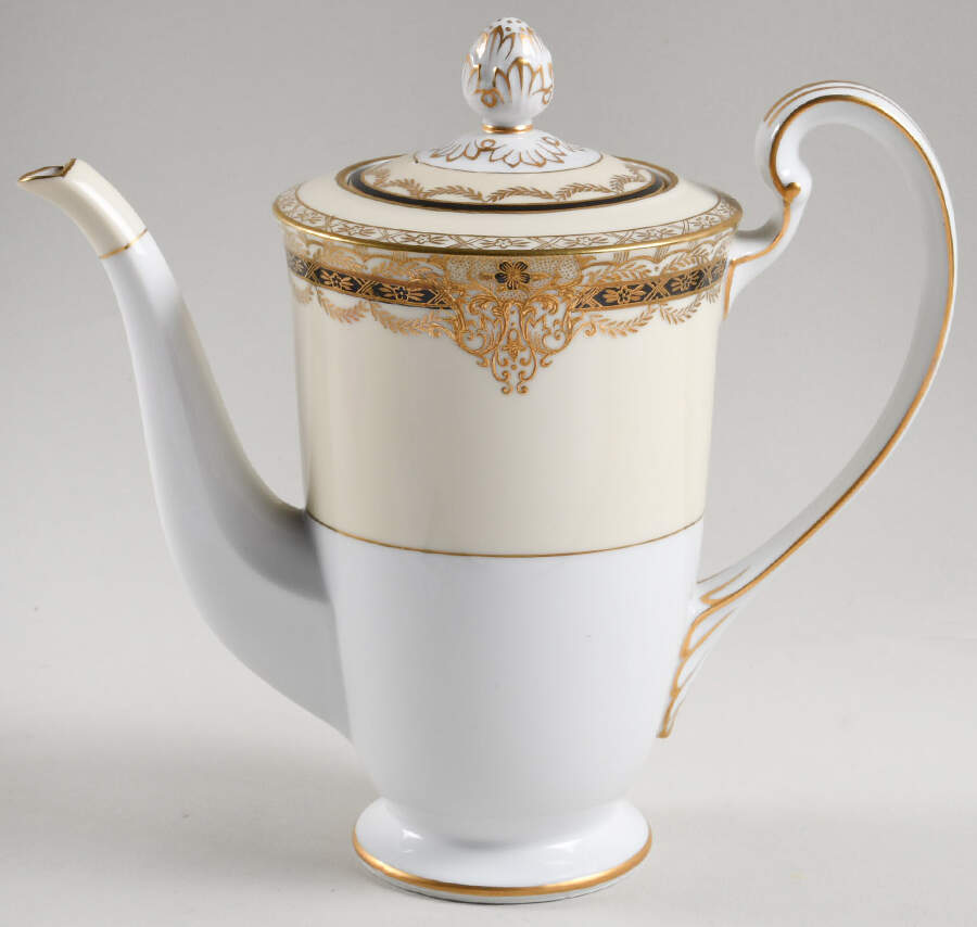 Augustan Mini Coffee Pot & Lid by Noritake-1