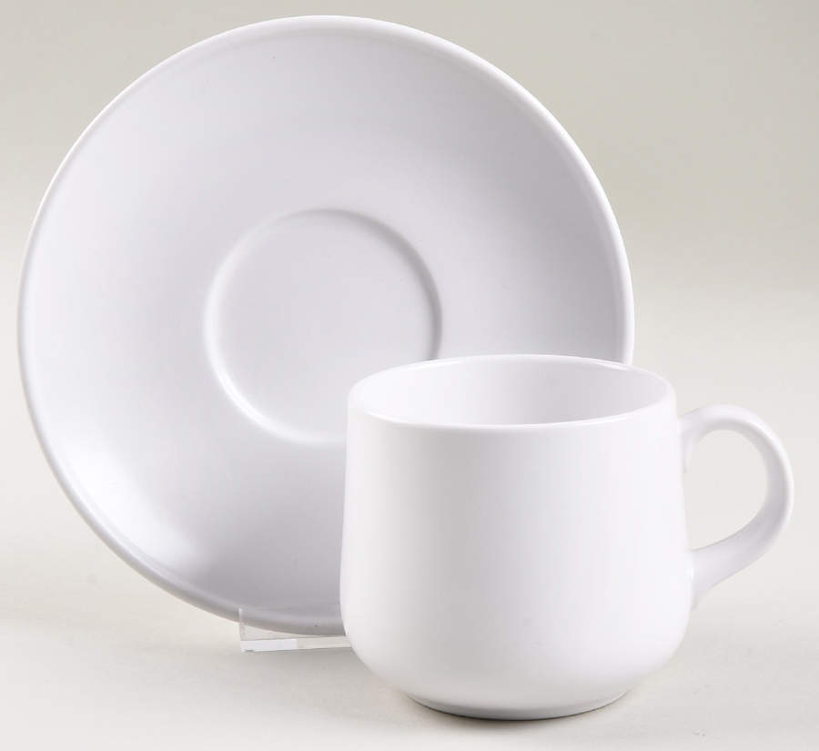Au Naturel Flat Cup & Saucer Set by Noritake-1
