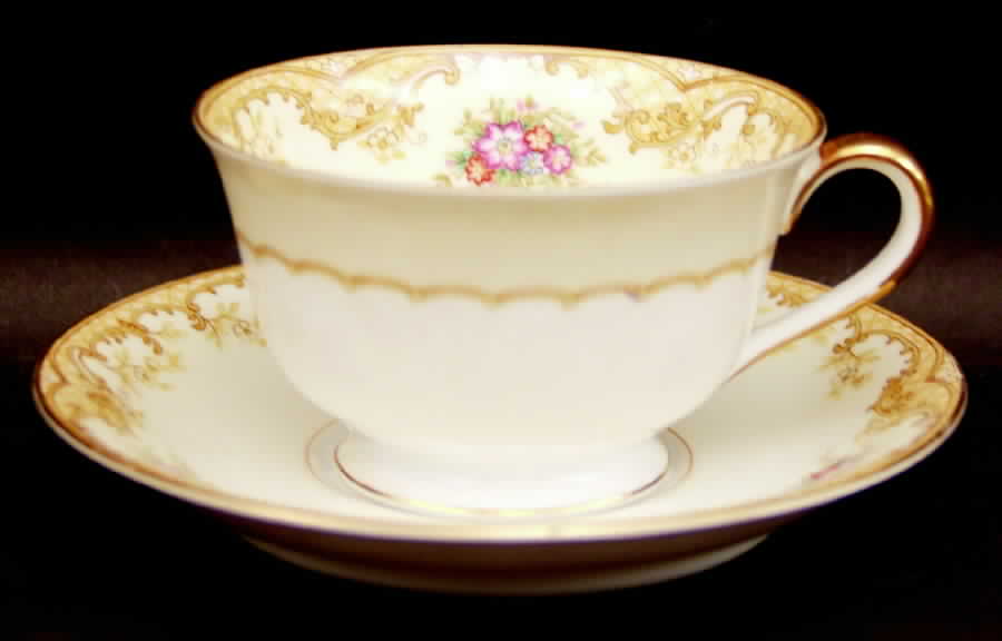 Aurora Footed Cup & Saucer Set by Noritake-1