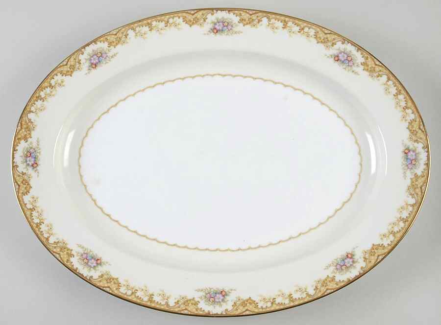 Aurora 16" Oval Serving Platter by Noritake-1
