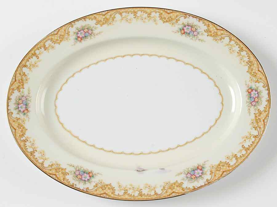 Aurora 11" Oval Serving Platter by Noritake-1
