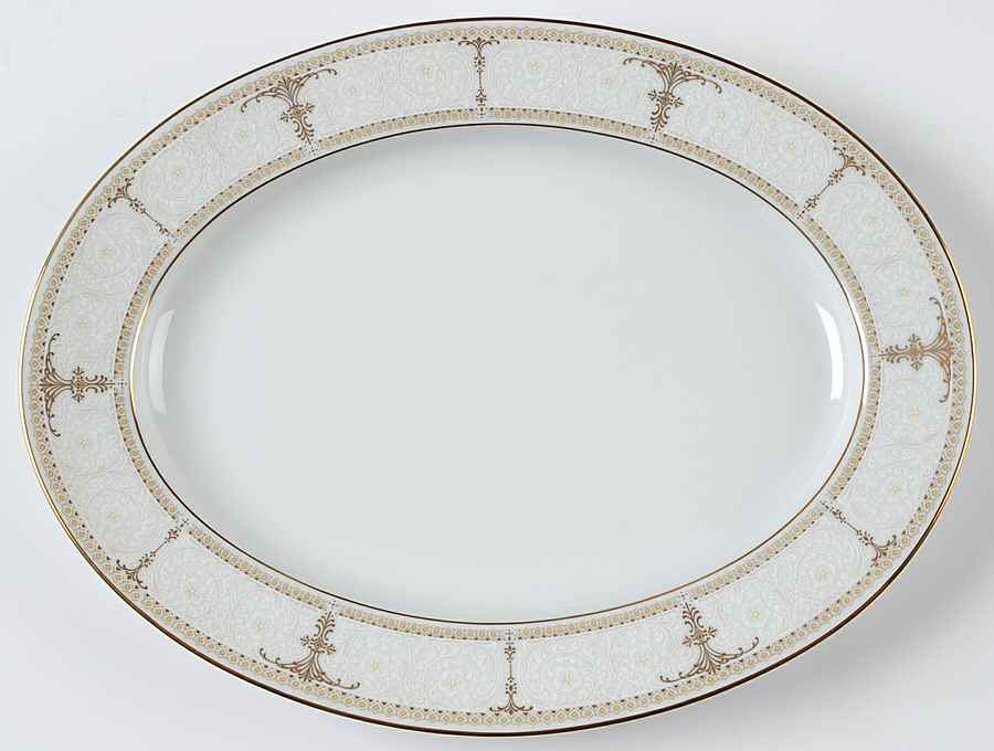 Aurelia 11" Oval Serving Platter by Noritake-1