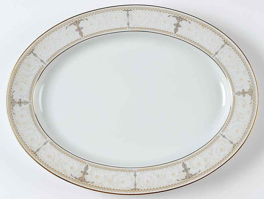 Aurelia 13" Oval Serving Platter by Noritake-1