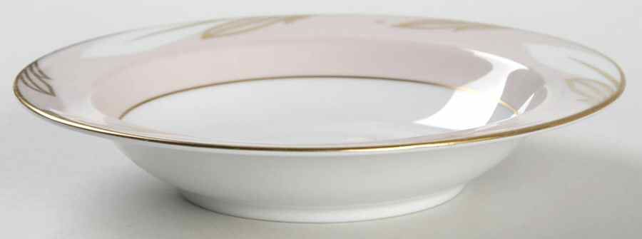 Aurora Pink Rim Fruit/Dessert (Sauce) Bowl by Noritake-1