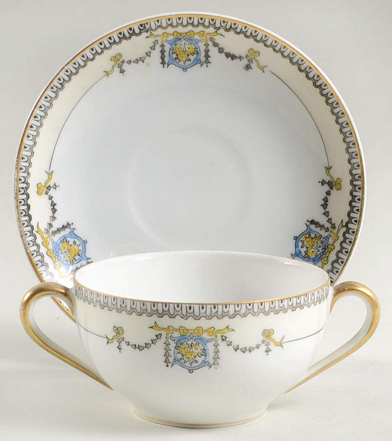 Austin Flat Bouillon Cup & Saucer by Noritake-1