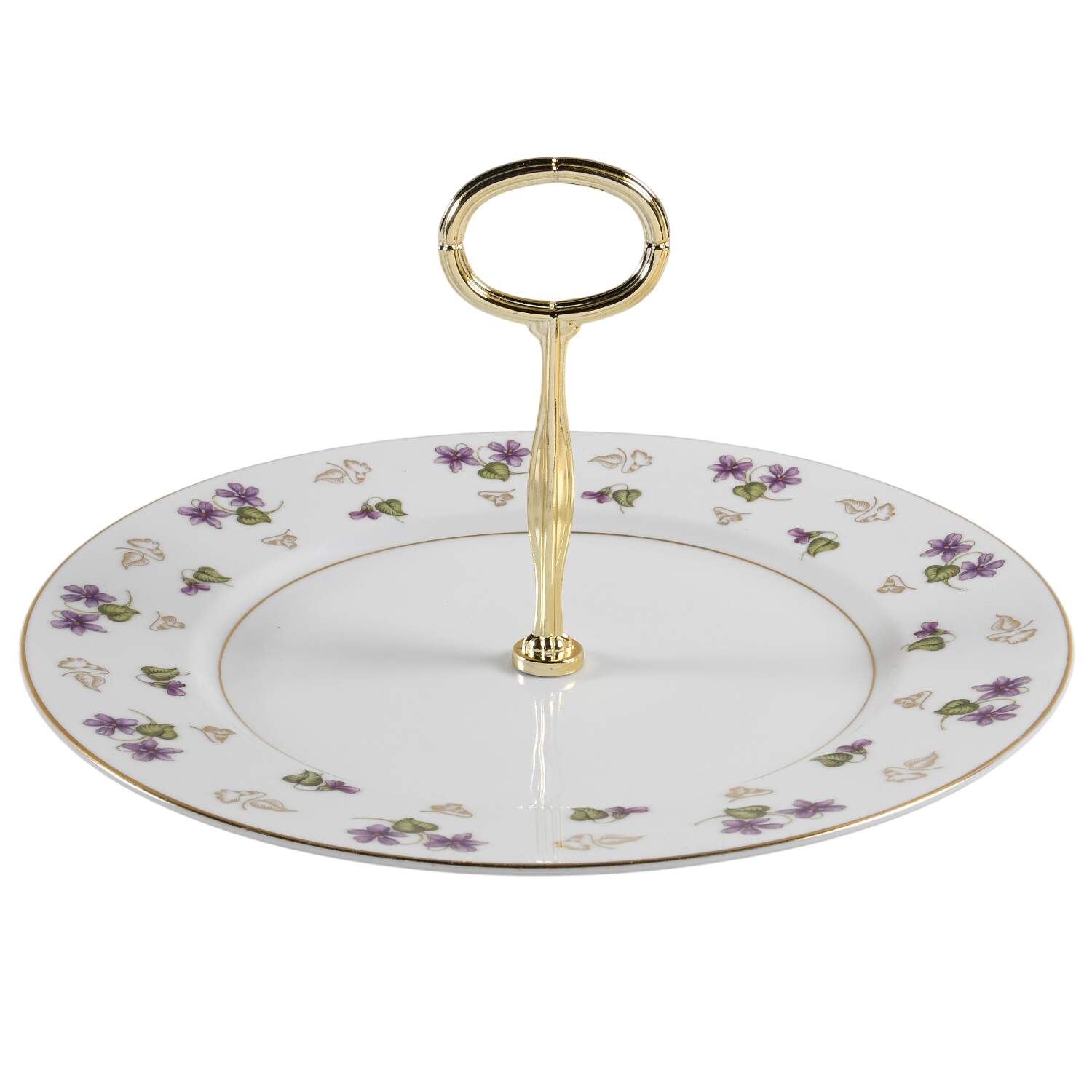 Avalon Round Serving Plate with Center Handle (Dp) Hc by Noritake-1