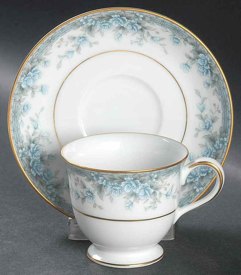 Avalon Footed Demitasse Cup & Saucer Set by Noritake-1