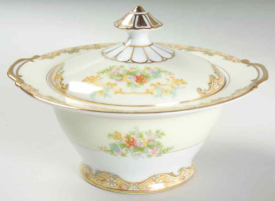 Avena Sugar Bowl & Lid by Noritake-1