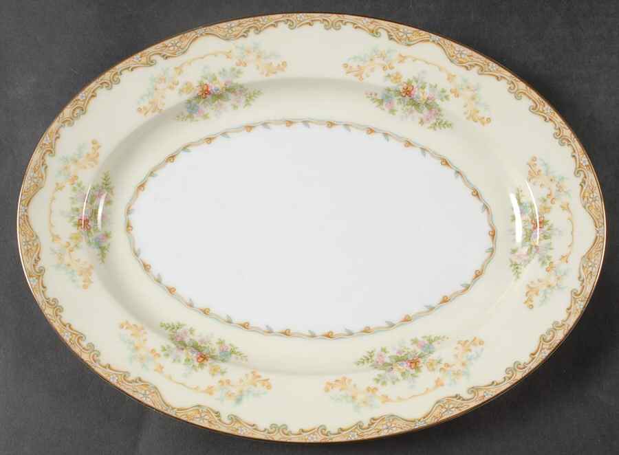 Avena 11" Oval Serving Platter by Noritake-1