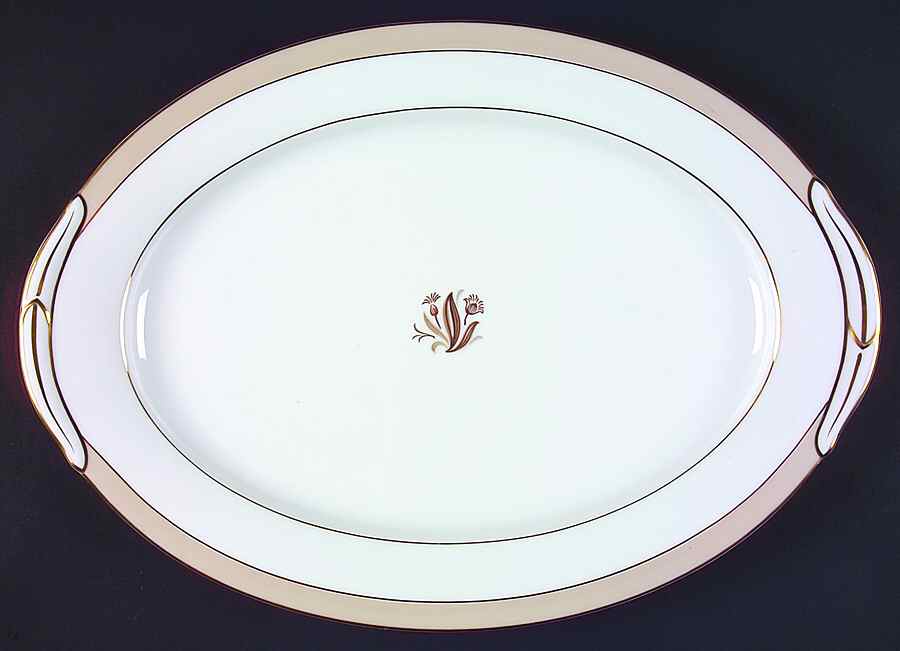 Avon 16" Oval Serving Platter by Noritake-1