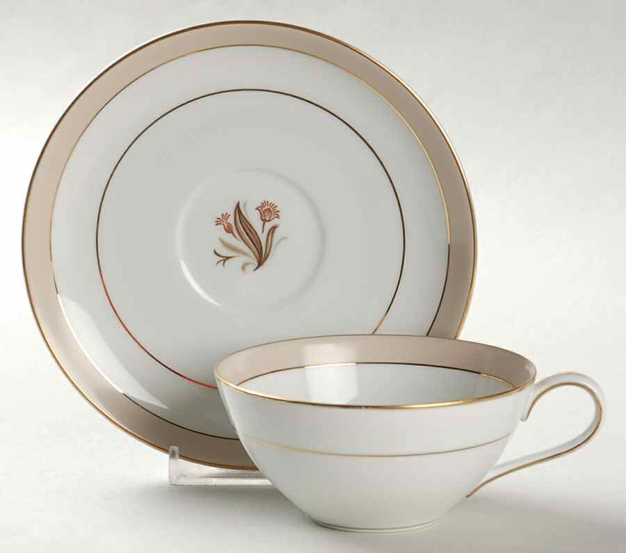 Avon Flat Cup & Saucer Set by Noritake-1