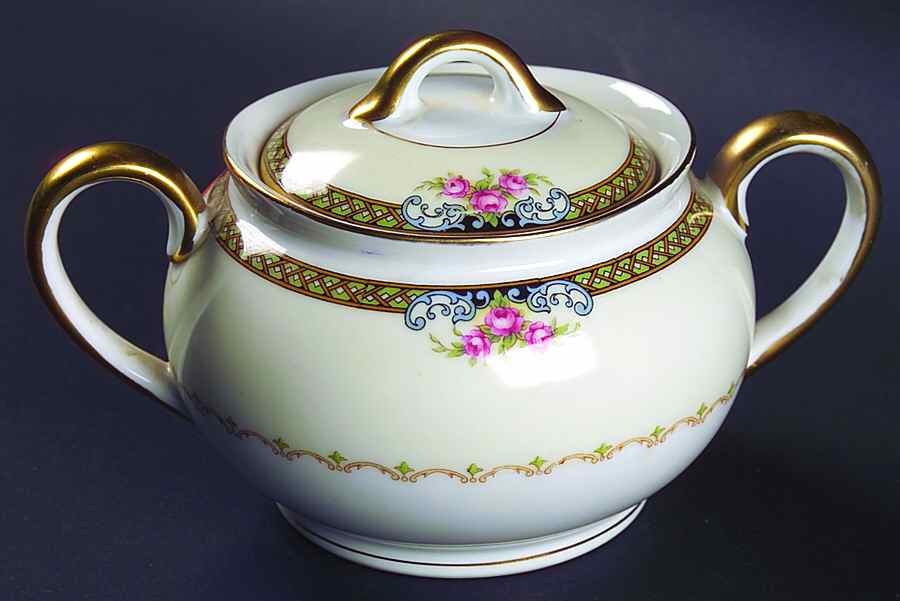 Avoca Sugar Bowl & Lid by Noritake-1