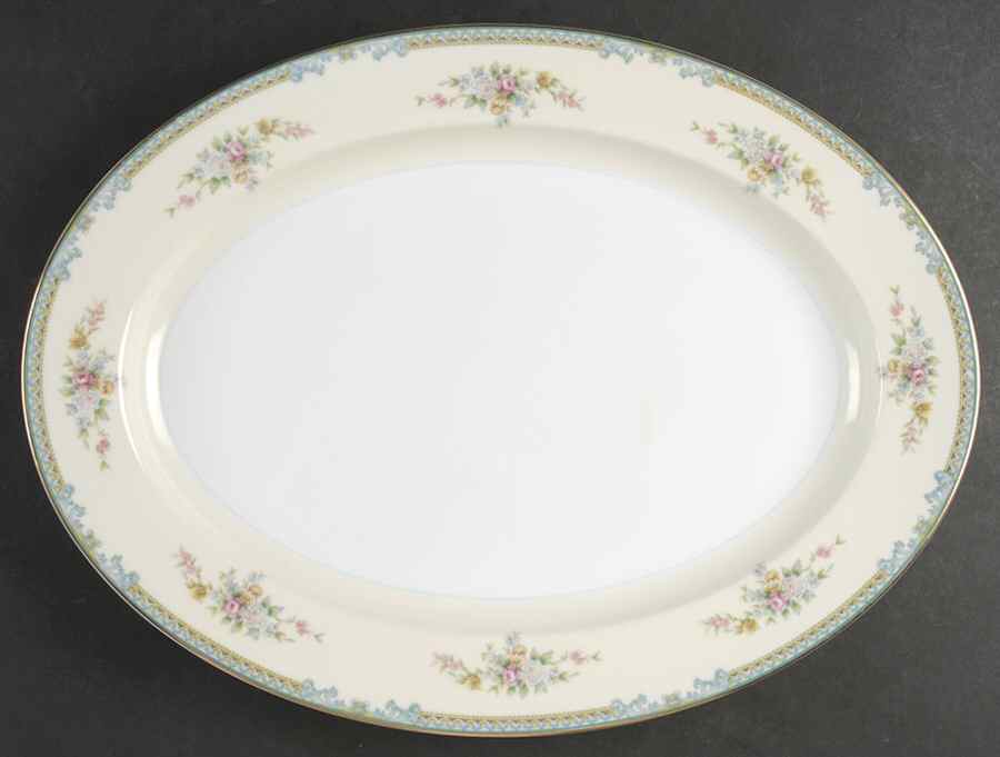 Avon 16" Oval Serving Platter by Noritake-1