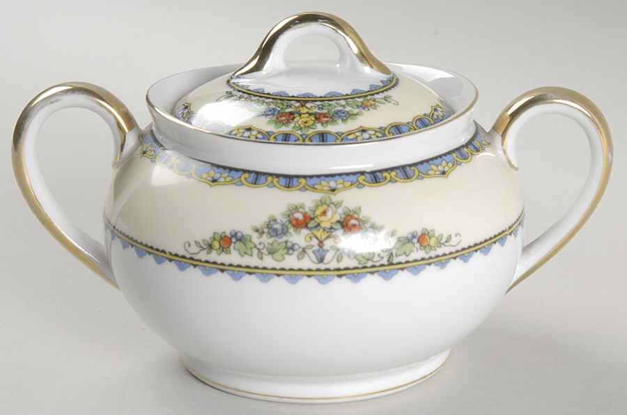 Avril Sugar Bowl & Lid by Noritake-1