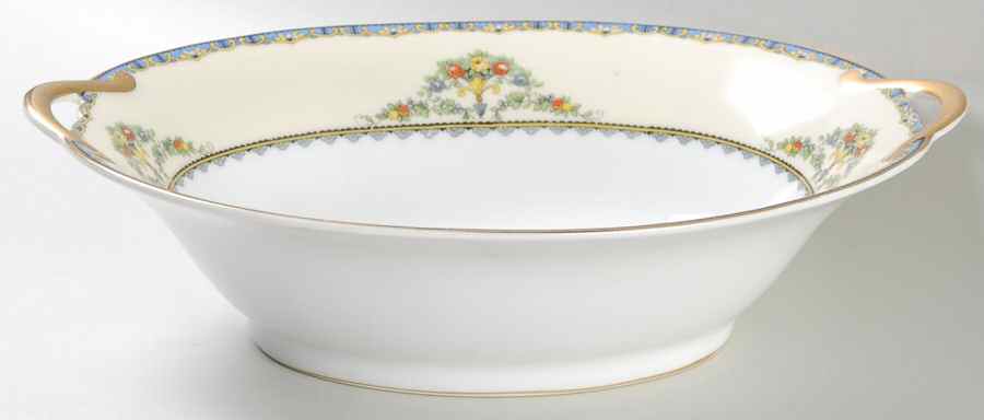 Avril 10" Oval Vegetable Bowl by Noritake-1
