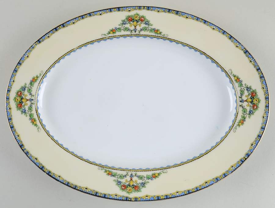 Avril 11" Oval Serving Platter by Noritake-1