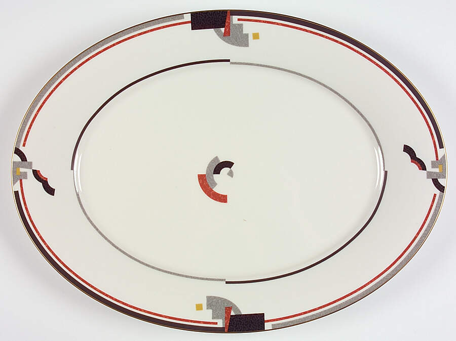 Awareness 15" Oval Serving Platter by Noritake-1