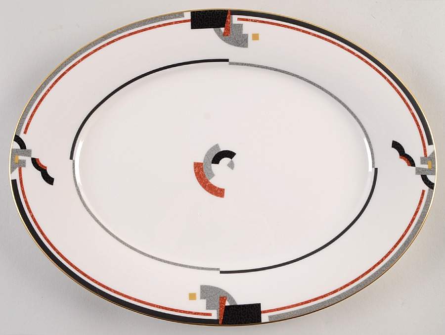 Awareness 13" Oval Serving Platter by Noritake-1