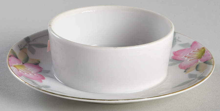 Azalea Round Butter with Attached Underplate No Lid by Noritake-1
