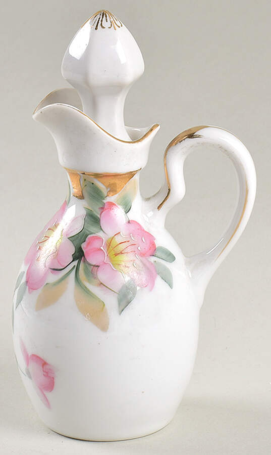 Azalea Oil Or Vinegar Cruet and Stopper by Noritake-1