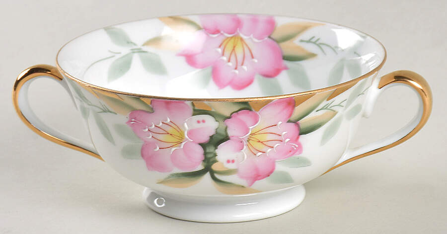 Azalea Footed Cream Soup Bowl by Noritake-1