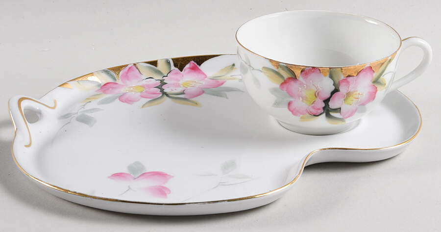 Azalea Snack Plate & Cup Set by Noritake-1