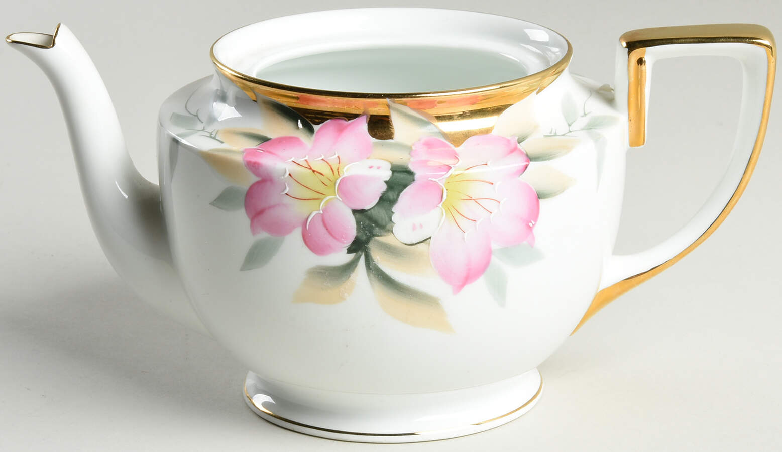 Azalea Gold Finial Tea Pot No Lid by Noritake-1